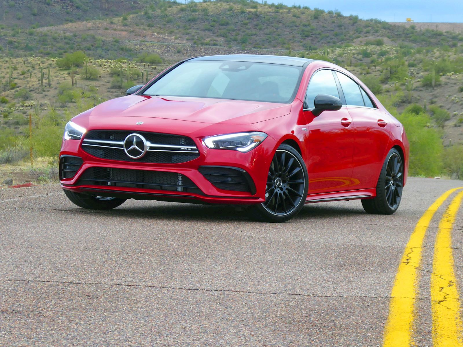 2020 Mercedes CLA 35 front view