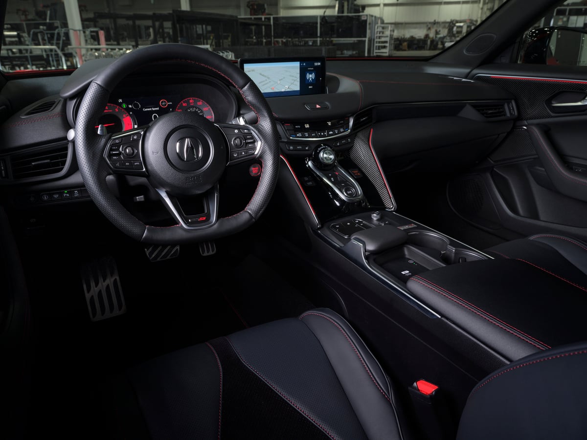 Limited-Production Acura TLX Type S PMC Edition interior