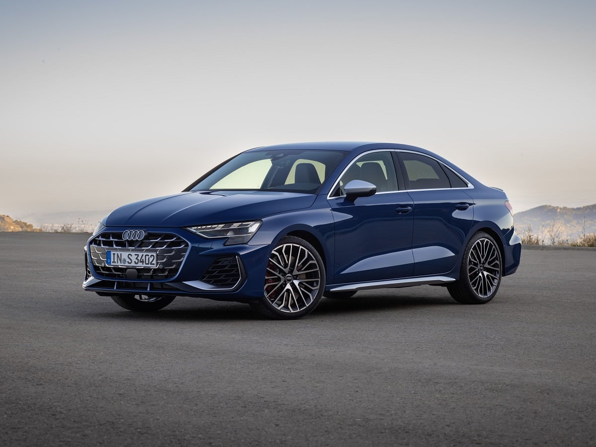 2025 Audi S3 Blue Front Quarter View