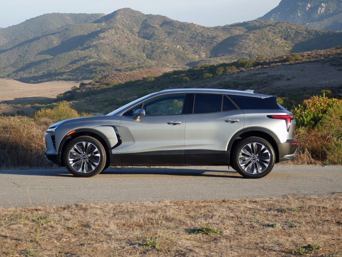 2025 Chevrolet Blazer EV LT Sterling Gray Side View