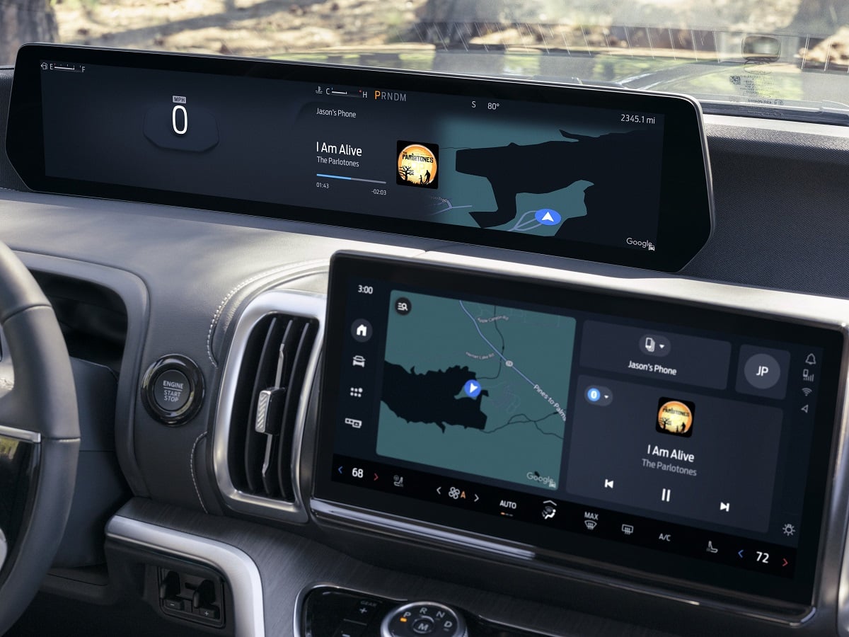 2025 Ford Expedition Platinum Ultimate Ford Digital Experience Driver Information Display and Infotainment Touchscreen