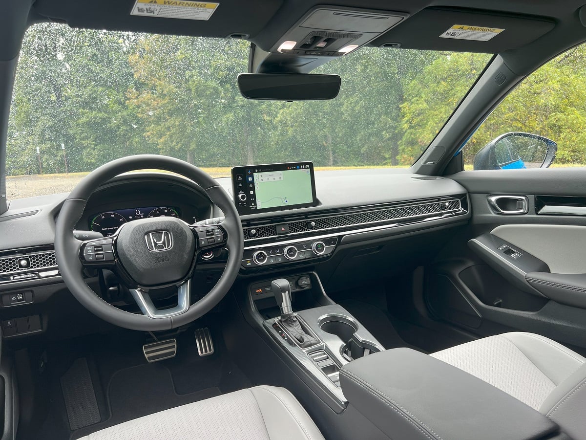 2025 Honda Civic Sport Touring Hybrid Interior Dashboard
