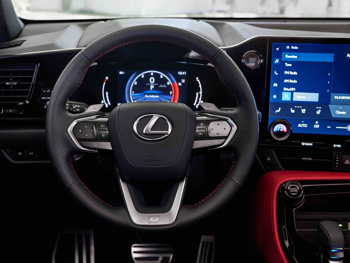 2025 Lexus NX 350 F Sport Handling AWD Interior Steering Wheel Driver Information Display