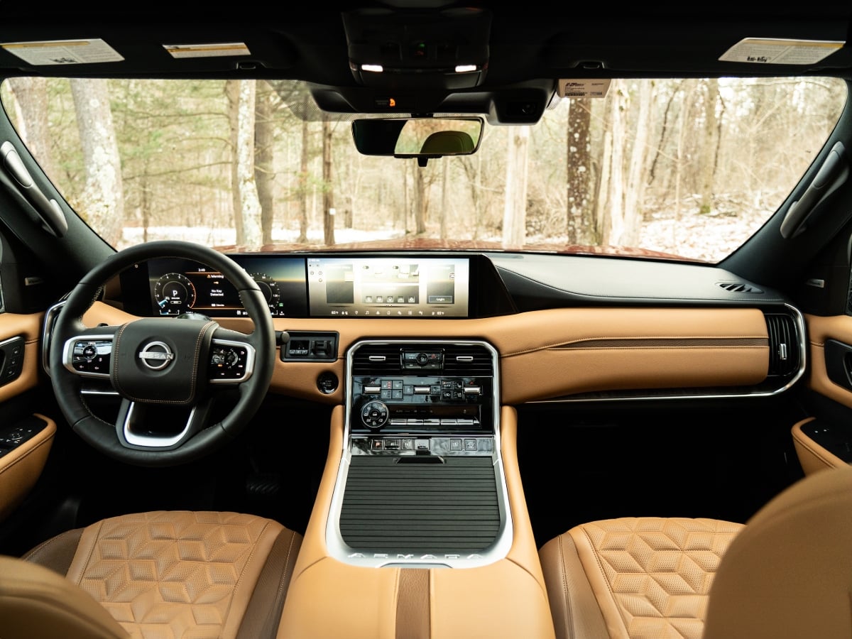 2025 Nissan Armada Platinum Reserve Interior Dashboard