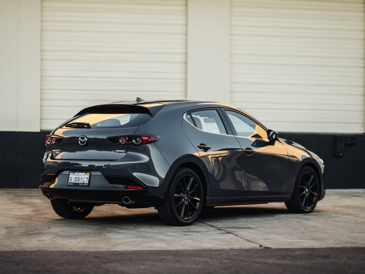 2026 Mazda Mazda3 Hatchback Rear Quarter View