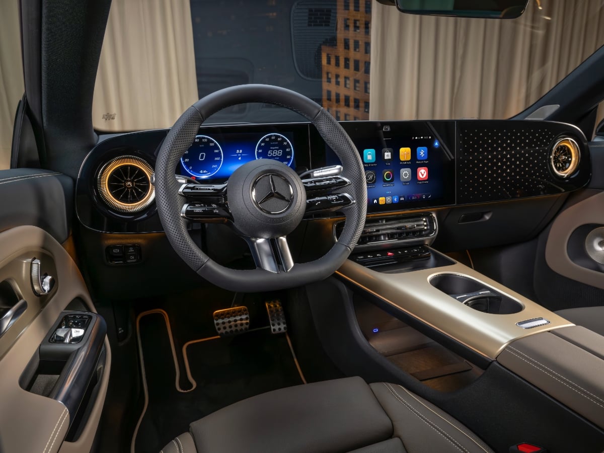 2026 Mercedes-Benz CLA Steering Wheel Driver Display European model