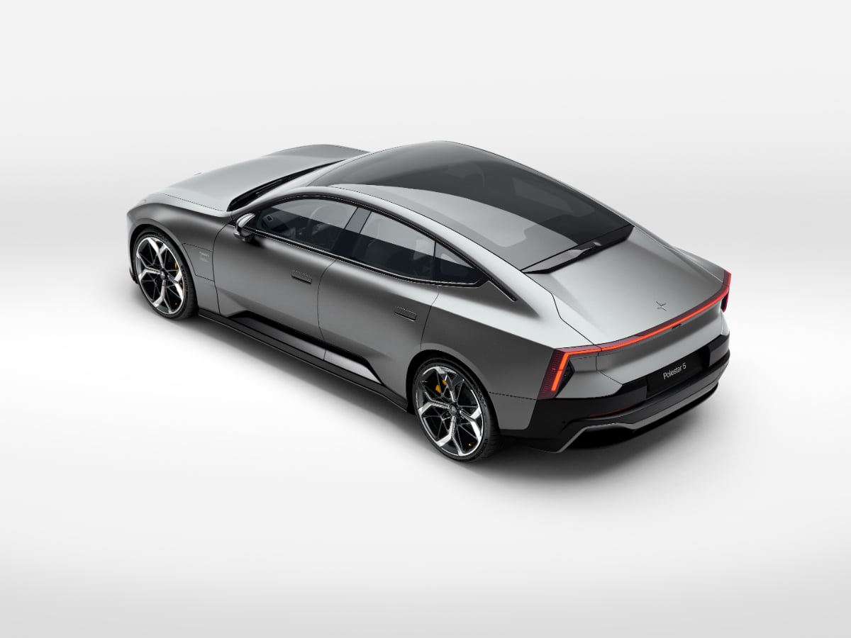 2026 Polestar 5 Rear Quarter View Studio