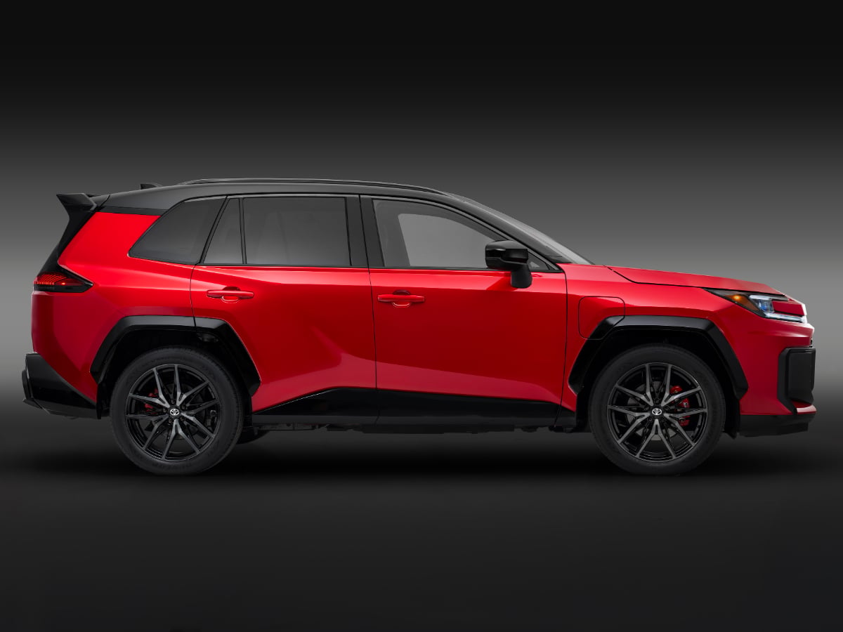 2026 Toyota RAV4 PHEV GR Sport Red Side View