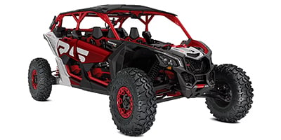 2024 Can-Am Maverick X3 MAX X rs Turbo RR (Red and Silver) Prices and Specs