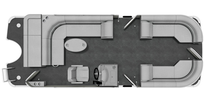 2022 Trifecta Pontoons S Series 23C SS Standard Equipment, Boat Value ...