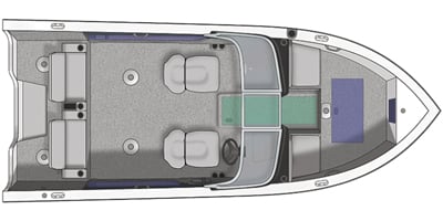 2022 Crestliner Inc 1850 SUPER HAWK(***) Standard Equipment, Boat