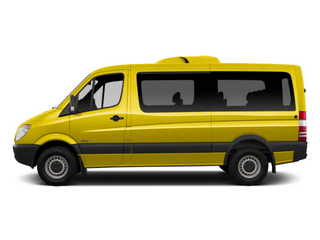 Calcite Yellow 2013 Mercedes-Benz Sprinter Passenger Vans Pictures Sprinter Passenger Vans Passenger Van photos side view