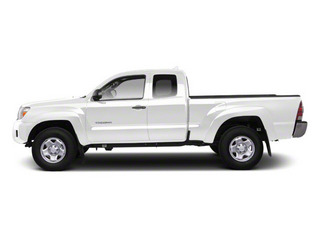 Super White 2013 Toyota Tacoma Pictures Tacoma PreRunner Access Cab 2WD V6 photos side view