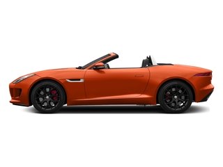 Firesand Metallic 2017 Jaguar F-TYPE Pictures F-TYPE Convertible 2D S V6 photos side view