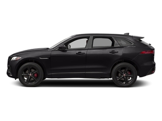 Ultimate Black Metallic 2017 Jaguar F-PACE Pictures F-PACE Utility 4D S AWD V6 photos side view