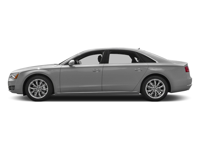 Ice Silver Metallic 2014 Audi A8 L Pictures A8 L Sedan 4D 3.0T L AWD V6 Turbo photos side view