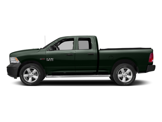 Black Forest Green Pearlcoat 2016 Ram 1500 Pictures 1500 Quad Cab HFE 2WD V6 T-Diesel photos side view