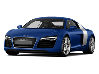 Sepang Blue Pearl Effect 2014 Audi R8 Pictures R8 2 Door Coupe Quattro V10 (Auto) photos front view