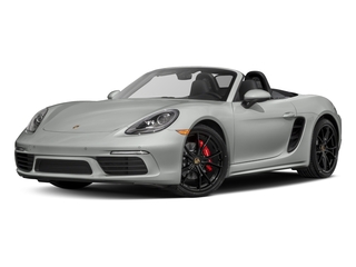 Rhodium Silver Metallic 2017 Porsche 718 Boxster Pictures 718 Boxster Roadster 2D S H4 Turbo photos front view