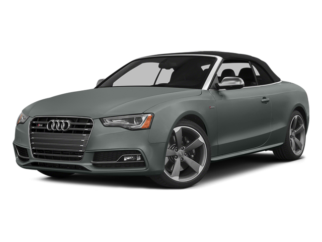 Monsoon Gray Metallic/Black Roof 2014 Audi S5 Pictures S5 Convertible 2D S5 Prestige AWD photos front view