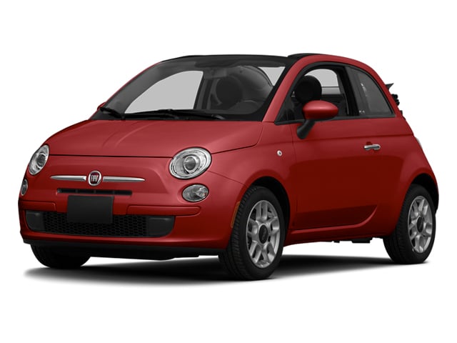 Rosso (Red) 2014 FIAT 500c Pictures 500c Convertible 2D Lounge I4 photos front view