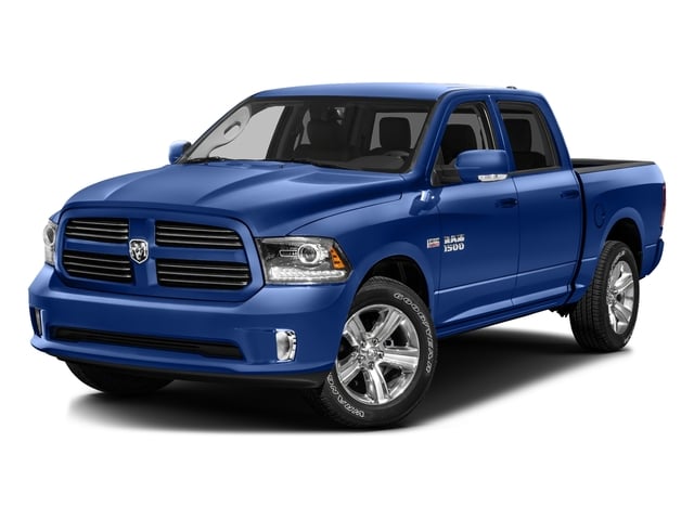 Blue Streak Pearlcoat 2016 Ram 1500 Pictures 1500 Crew Cab Sport 4WD photos front view