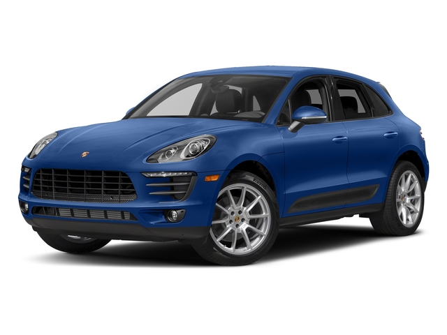 Sapphire Blue Metallic 2017 Porsche Macan Pictures Macan Utility 4D AWD I4 Turbo photos front view