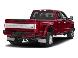 Ruby Red Metallic Tinted Clearcoat 2017 Ford Super Duty F-350 DRW Pictures Super Duty F-350 DRW Crew Cab Platinum 4WD photos rear view