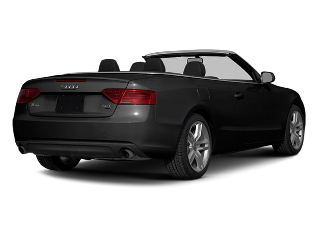 Brilliant Black/Black Roof 2014 Audi A5 Pictures A5 Convertible 2D Premium AWD photos rear view