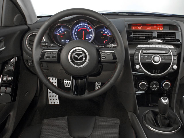 2009 Mazda RX-8 Prices and Values Coupe 2D R3 (6 Spd) driver's dashboard