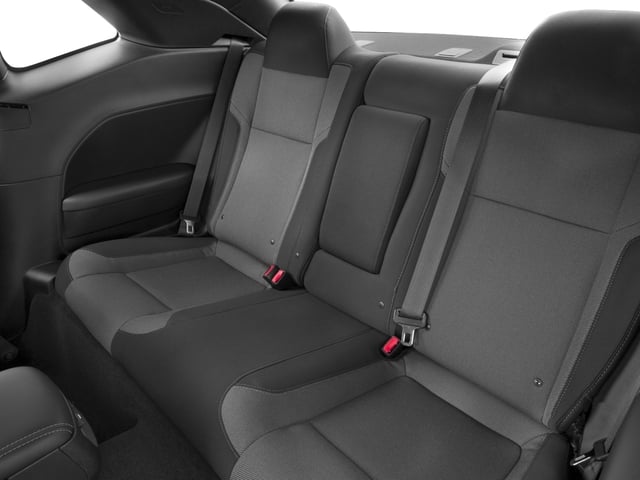 2015 Dodge Challenger Prices and Values Coupe 2D R/T V8 backseat interior