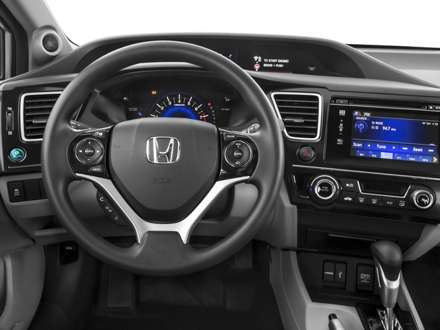 2015 Honda Civic Sedan Prices and Values Sedan 4D EX I4 driver's dashboard