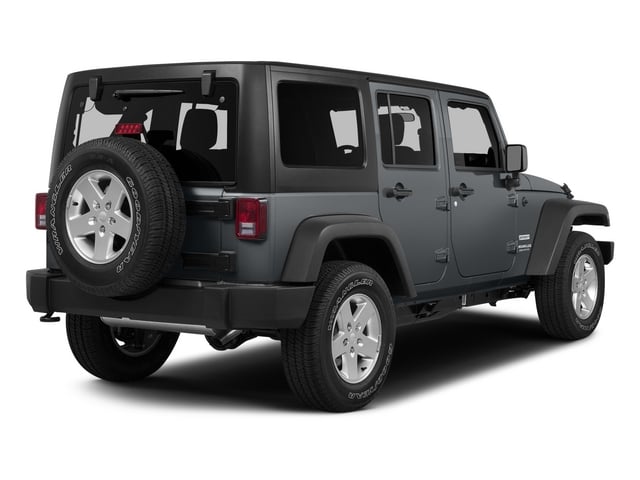 2015 Jeep Wrangler Unlimited Prices and Values Utility 4D Unlimited Sahara 4WD V6 side rear view