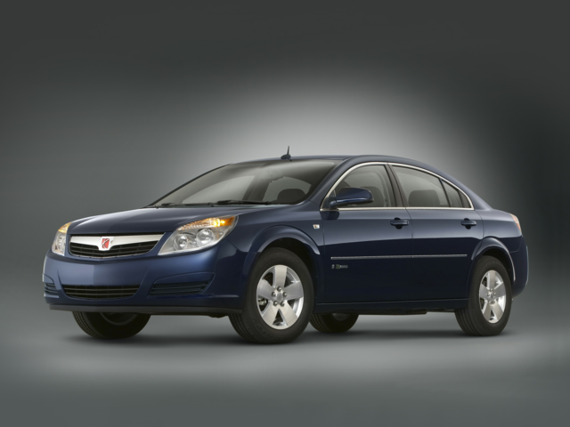 2007 Saturn Aura Sedan 4D Green Line