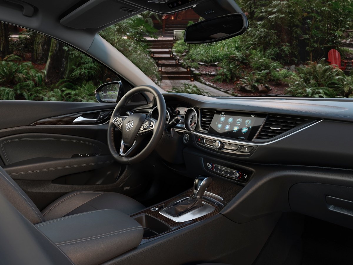 2020 Buick Regal TourX Black Interior and Dashboard