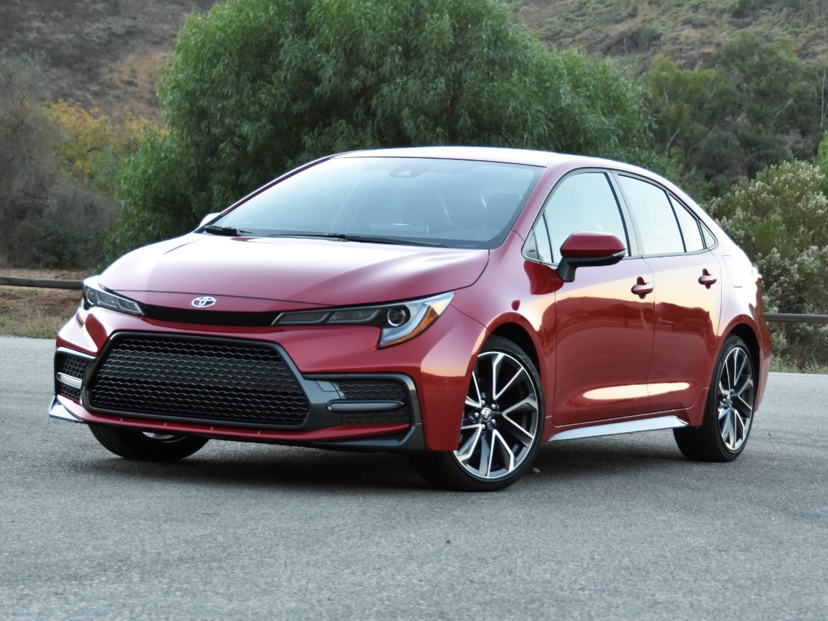 2021 Toyota Corolla XSE Red Front Quarter View
