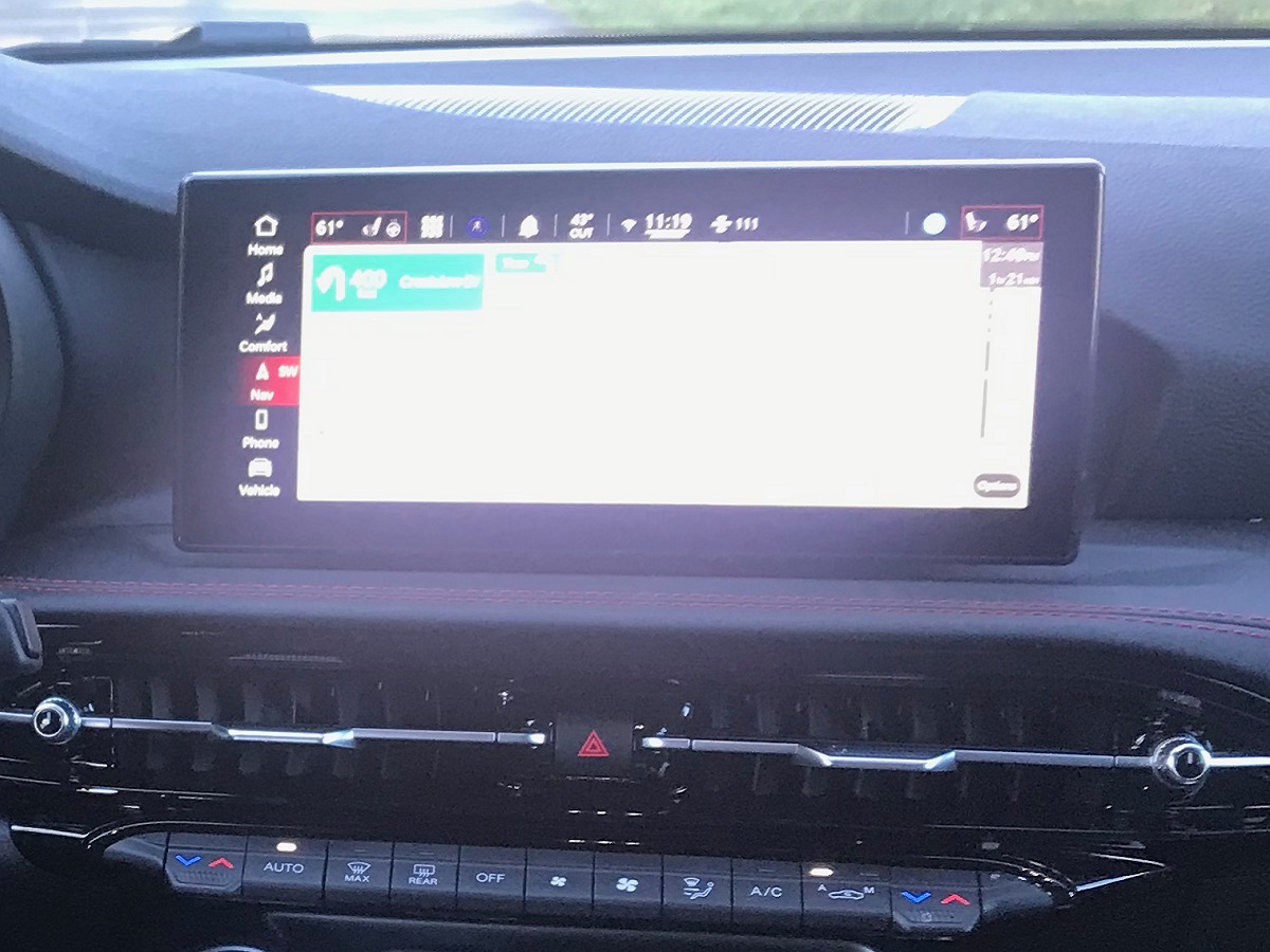 2023 Dodge Hornet GT Plus with Tech Pack and Track Pack UConnect 5 Infotainment System