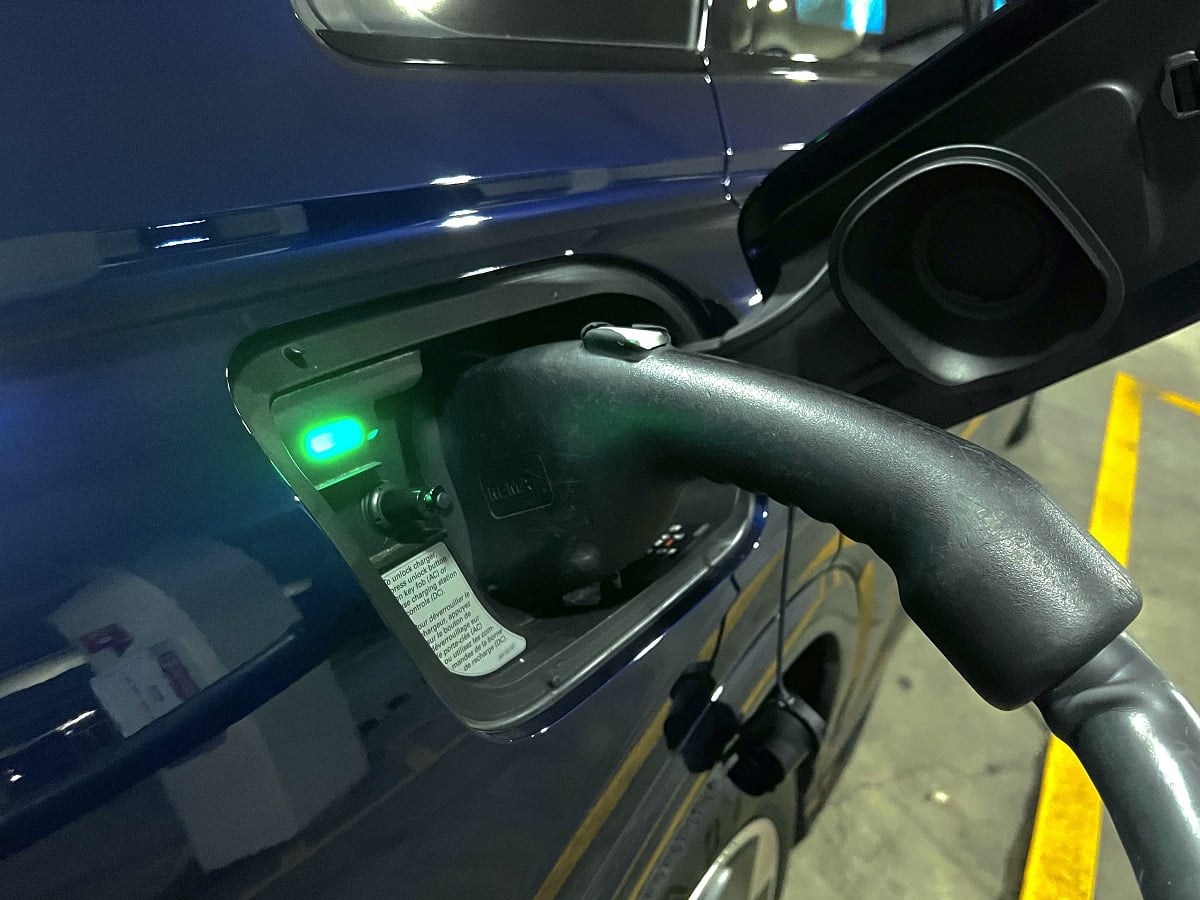 2024 Audi Q4 E-tron SUV Plugged In and Charging
