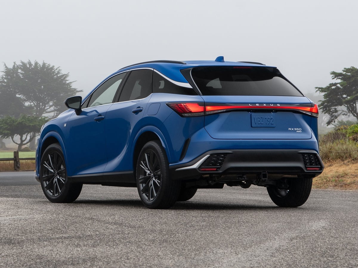 2024 Lexus RX 350 F Sport Handling AWD Grecian Water Rear Quarter View