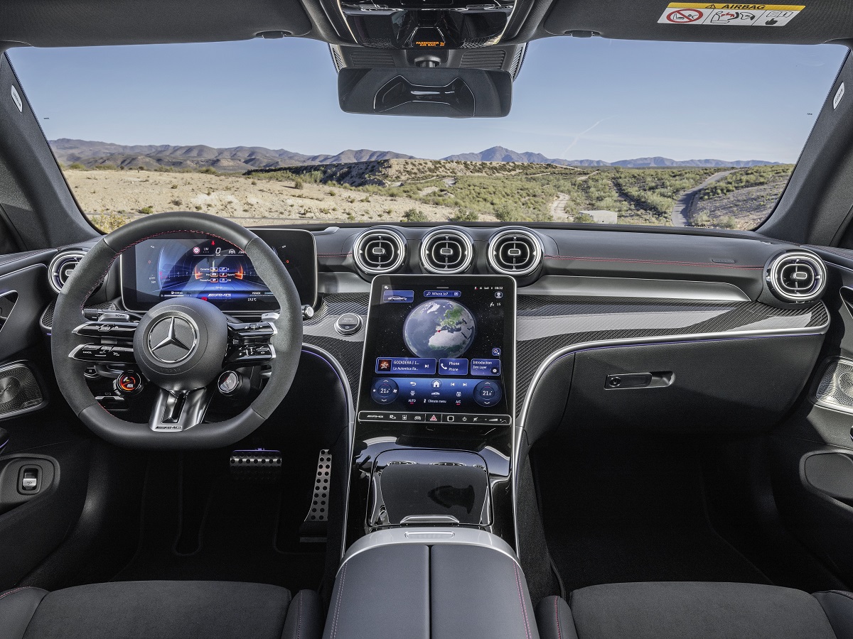 2024 Mercedes-AMG CLE 53 Coupe Interior Dashboard European model