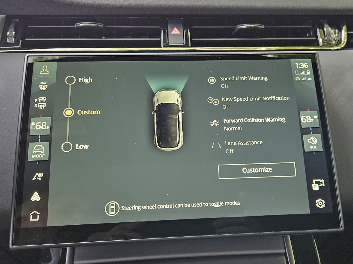 2024 Range Rover Evoque Safety Features