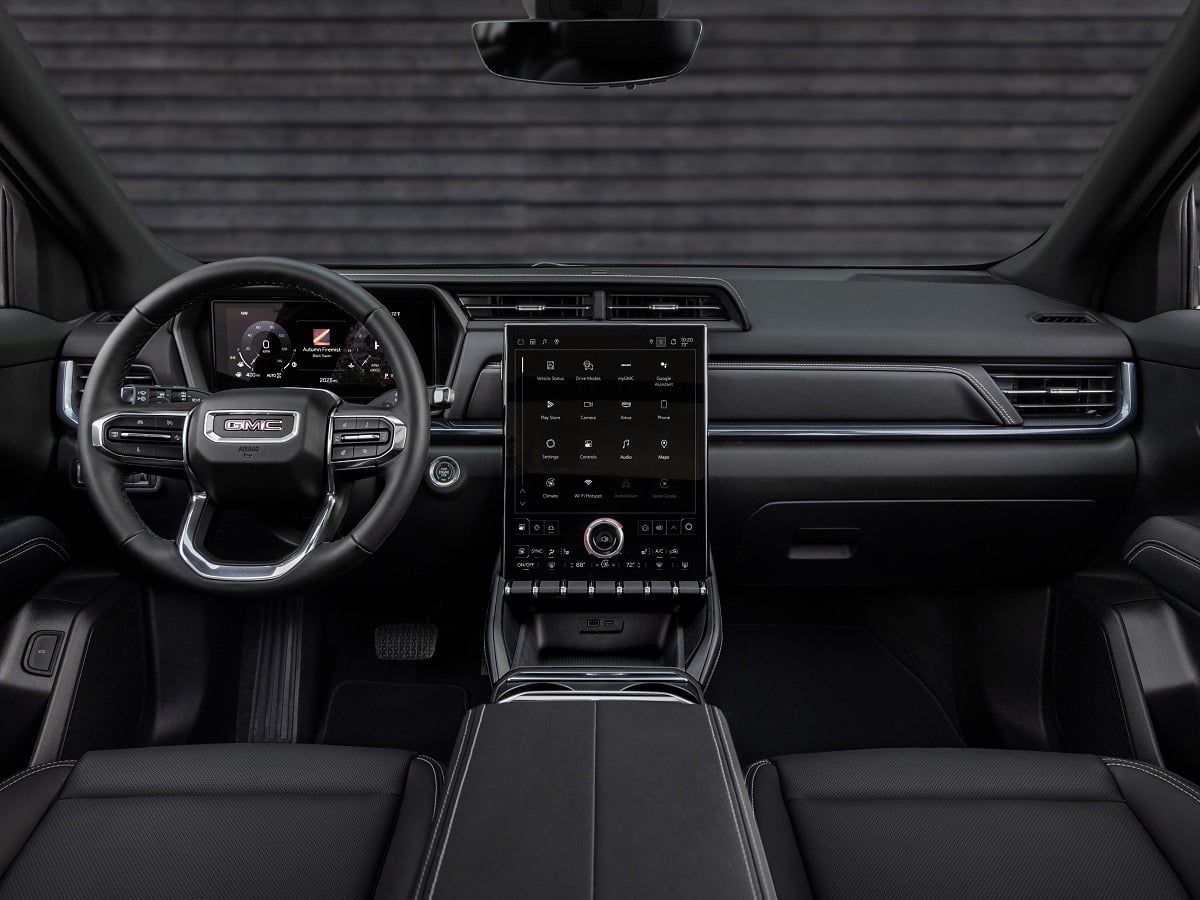 2025 GMC Terrain Elevation Black Interior Dashboard