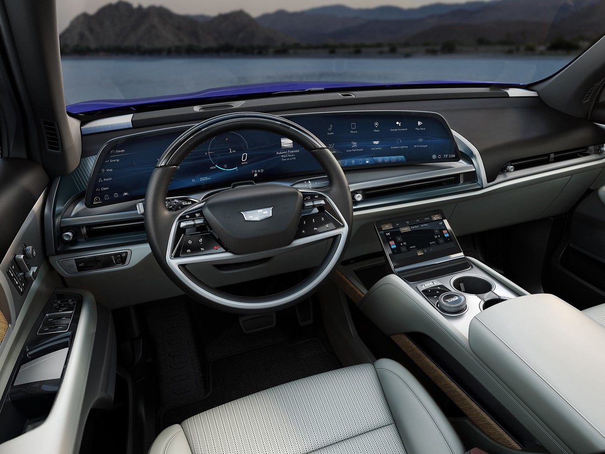 2026 Cadillac Vistiq Sky Cool Gray Interior Dashboard
