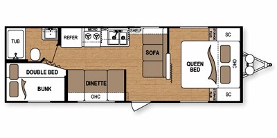 2012 Coleman by Dutchmen M-274BH Specs and Standard Equipment | JD