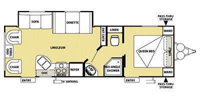 2012 Salem by Forest River Cruise Lite Series M-251RLXL Specs and