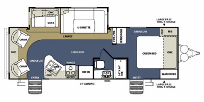 2013 Wildwood by Forest River Heritage Glen Lite Series M-262RL