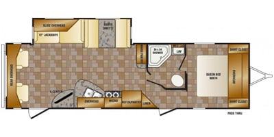 2015 Crossroads RV Z-1 Series M-291 RL Specs and Standard