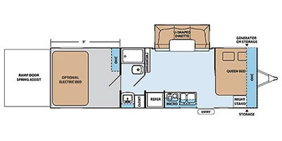 2014 XLR by Forest River HyperLite Toy Hauler Series M-27HFS Specs