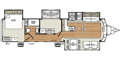 2016 Sierra by Forest River Destination Series M-385FKBH Specs and