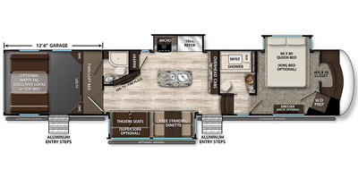 2016 Grand Design Recreational Vehicles Momentum Toy Hauler Series